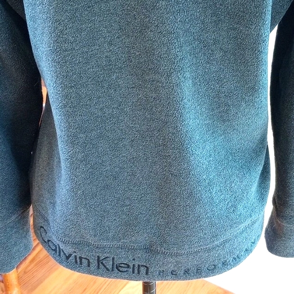 Calvin Klein Performance Ladies Zip Up Fleece Jacket Size:S Color:Gray - Picture 6 of 13